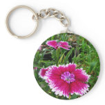 Dianthus keychains