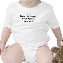 Diaper Butt Tee Shirt