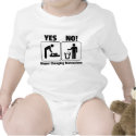 Diaper Changing Instructions t-shirts