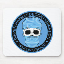 Diaper Hazmat Decontamination Mouse Pads