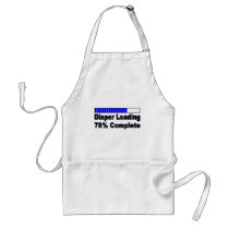 Diaper Loading 78% Complete Infant Apparel Aprons
