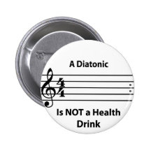 Diatonic_shirt_horizontal_lightBG_v1 Pinback Buttons