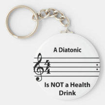 Diatonic_shirt_horizontal_lightBG_v1 Key Chains