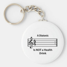 Diatonic_shirt_horizontal_lightBG_v1 Keychains