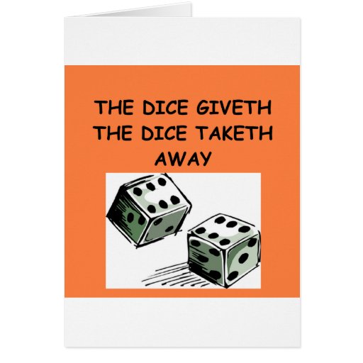 dice joke Zazzle