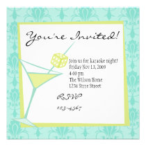 Dice Martini invitations