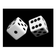 Dice Postcards