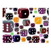 Dice Postcards