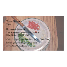 Diced Vegetables Business Card Templates