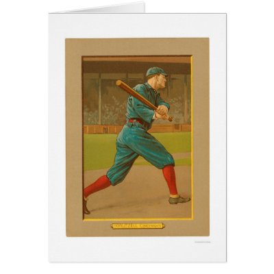 Dick Hoblitzel Reds Baseball 1911 Greeting Card by lc_baseball