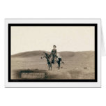 Dick Latham Riding on Open Plains WY 1888 cards
