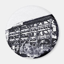 Dickens Inn Pub London Fridge Magnet