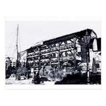 Dickens Inn Pub London Postcard