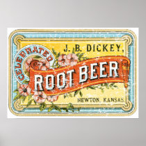 Dickey Root Beer-1899 - distressed