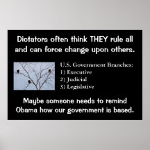 Dictators Force Change 36x24  Poster