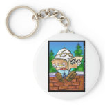 Did New Yorker Kill Humpty Dumpty? Cartoon Gifts keychains