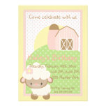 Diddles Farm Lamb Birthday Invitation