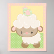 Diddles Lamb Art Print