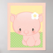 Diddles Pig Art Print