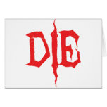 Die cards