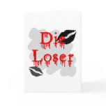die loser greeting card