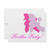 Die pinken Pudel Personalized Invite