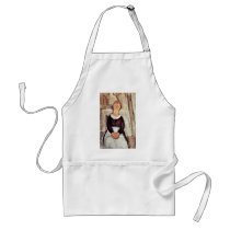 Die Schöne Drogeristin By Modigliani Amedeo Aprons