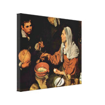 Diego Velazquez - Old Woman Frying Eggs Gallery Wrapped Canvas