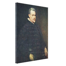 Diego Velazquez - Portrait of Juan Mateos Stretched Canvas Print