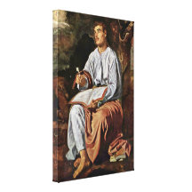 Diego Velazquez - St John the Evangelist Stretched Canvas Print
