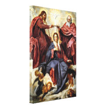 Diego Velazquez - The Coronation of Mary Canvas Prints