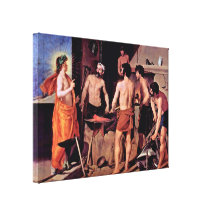 Diego Velazquez - The Forging volcano Gallery Wrapped Canvas