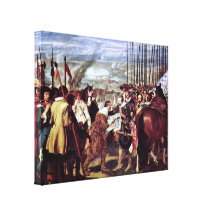 Diego Velazquez - The Surrender of Breda Canvas Prints