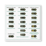 Dienstgradabzeichen Polizei Deutschland magnets