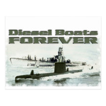 Diesel Boats Forever Post Card