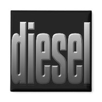 DIESEL. hardcore, strength. tough. muscle.3 Magnets