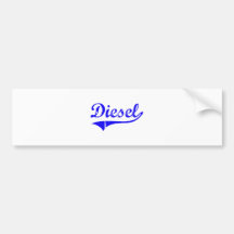 Diesel Surname Classic Style Bumper Stickers