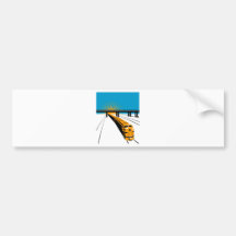 diesel train locomotive rail transport bumper sticker