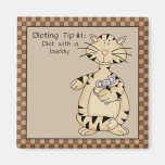 Diet with a Buddy - Fridge Magnet