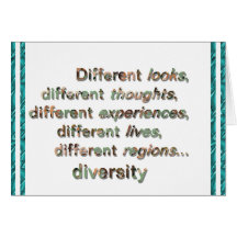 Different...Diversity Cards