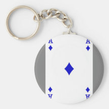 different playing card key chain