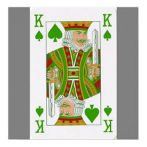 different playing card posters