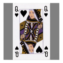 different playing card posters