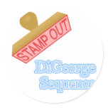 DiGeorge Sequence Round Stickers