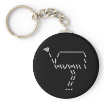 Digi Ostrich Keychain