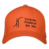 DigiGround Orange Hat Embroidered Baseball Caps