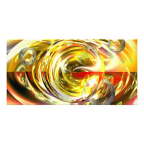 Digital Abstract Art Picture Card