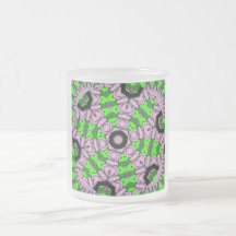 Digital Abstract Fractals Coffee Mugs