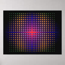 Digital abstract Op-art  Conceptual Magic Print