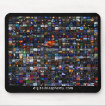 Digital Blasphemy 25 x 25 Mosaic mousepads